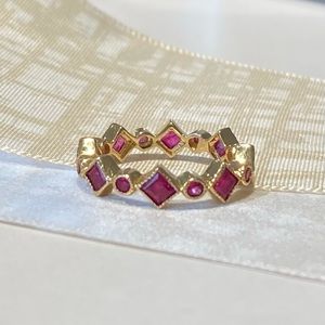 14K Gold Ruby Ring